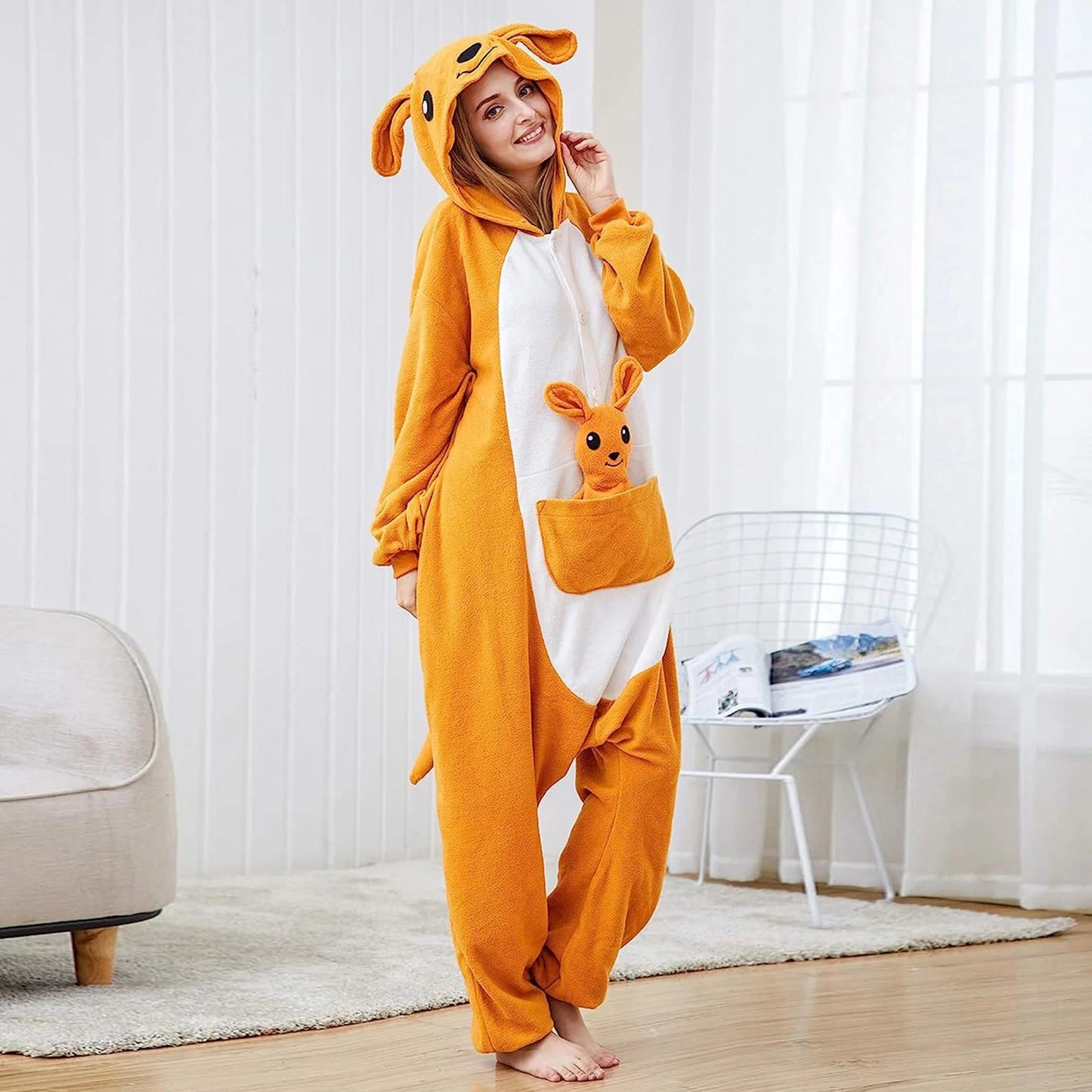 Australia Animal Kangaroo Onesie Detail