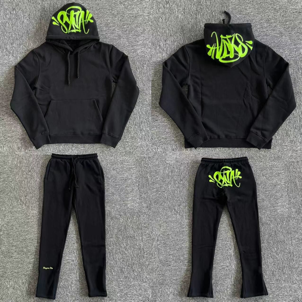 Syn Streetwear Quote Distressed Tracksuit