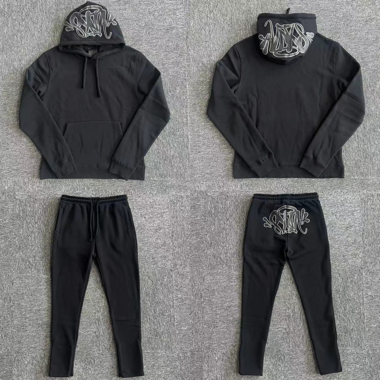 Syn Streetwear Quote Distressed Tracksuit