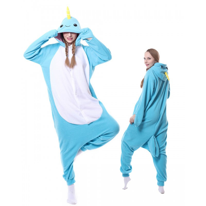 Blue Fantasy Narwhal Onesie
