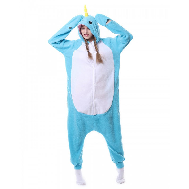 Blue Fantasy Narwhal Onesie