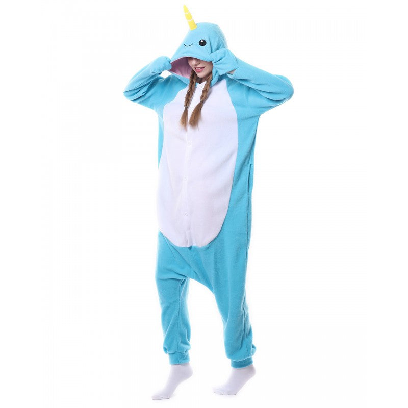 Blue Fantasy Narwhal Onesie