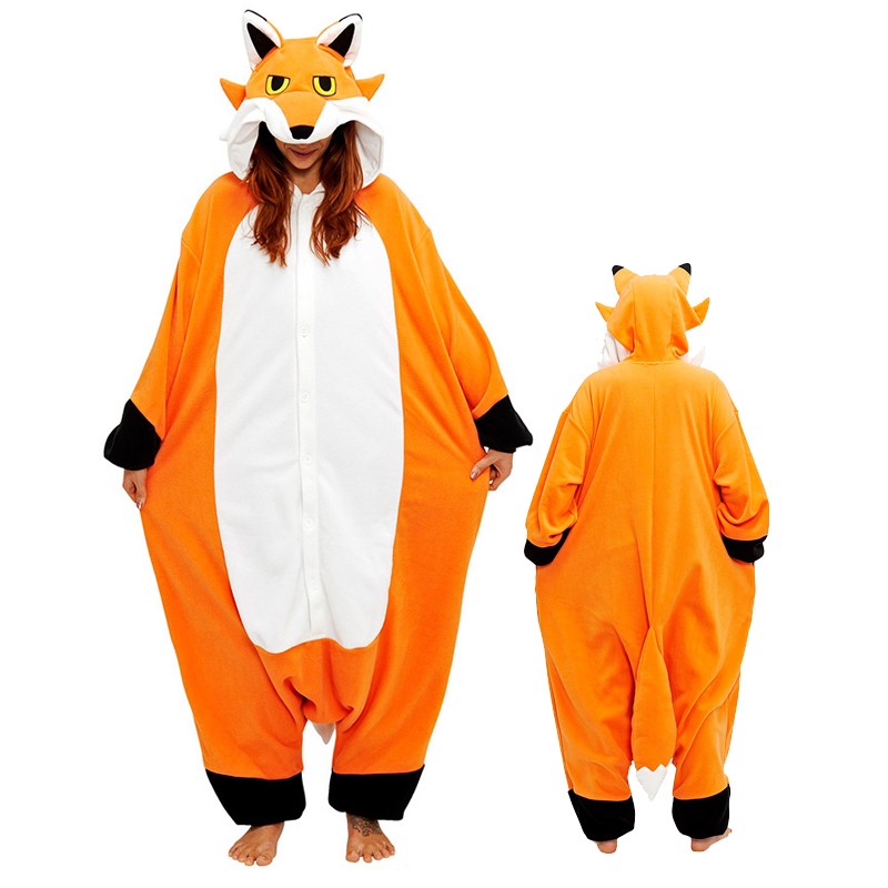 Forest Animal Orange Fox Onesie