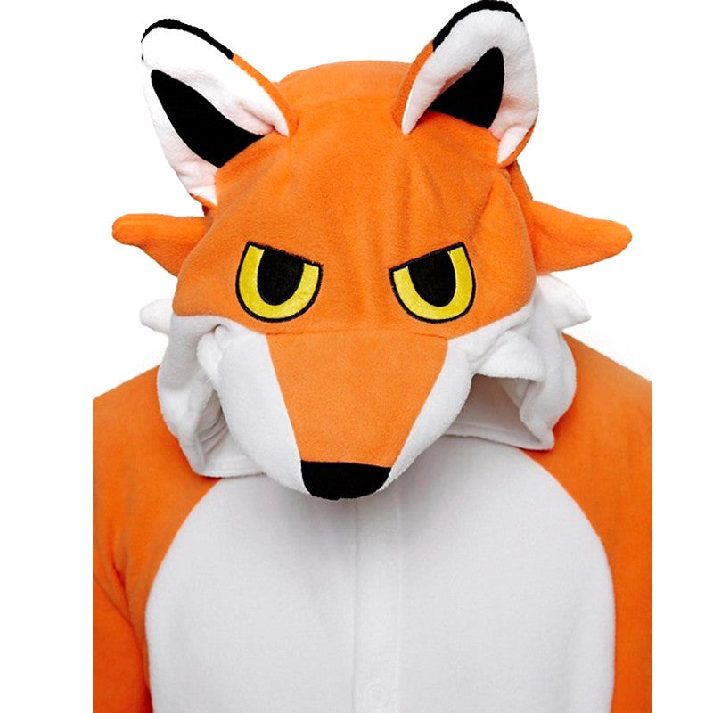 Head - Forest Animal Orange Fox Onesie