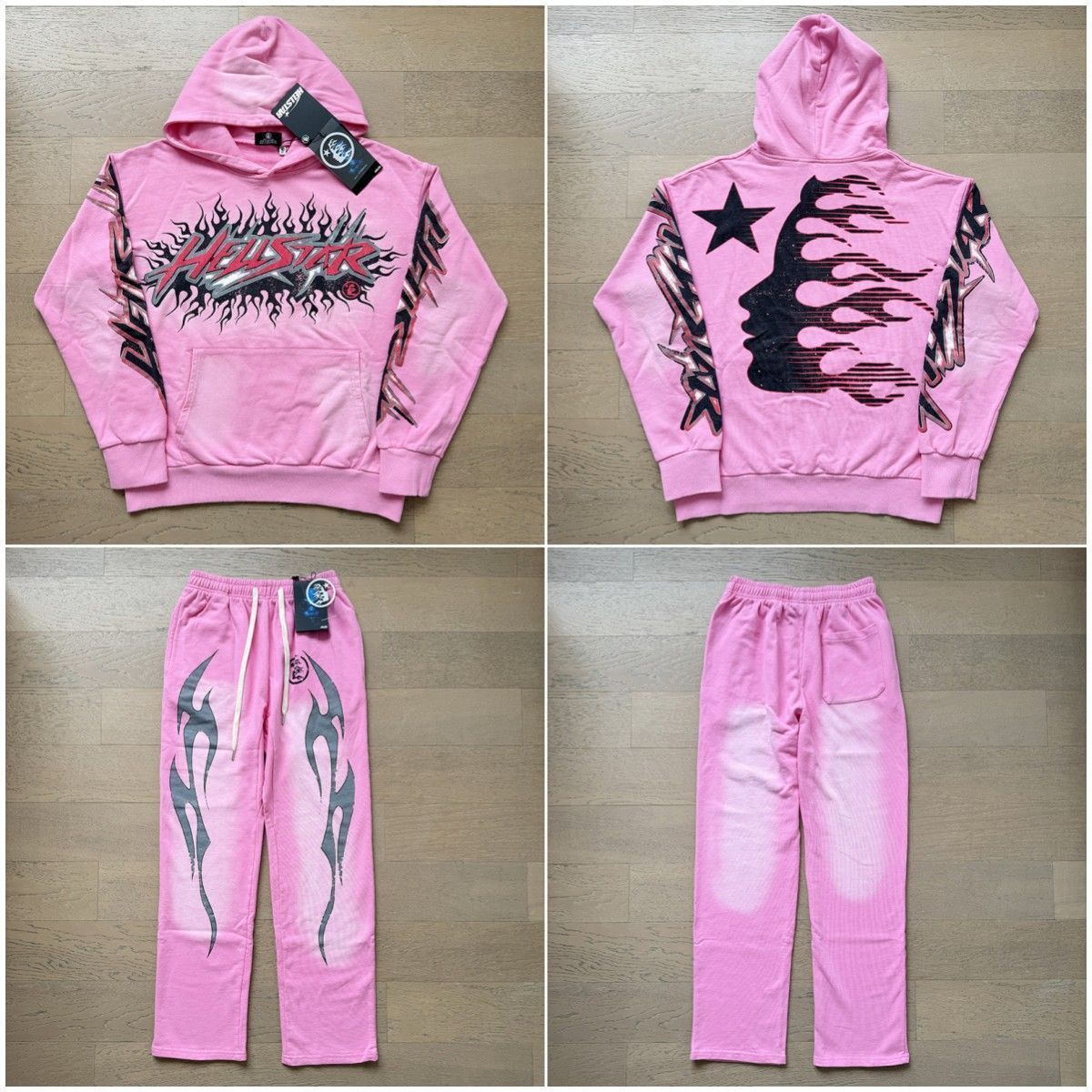 Edgy Aesthetic Hoodie and Sweatpants Set