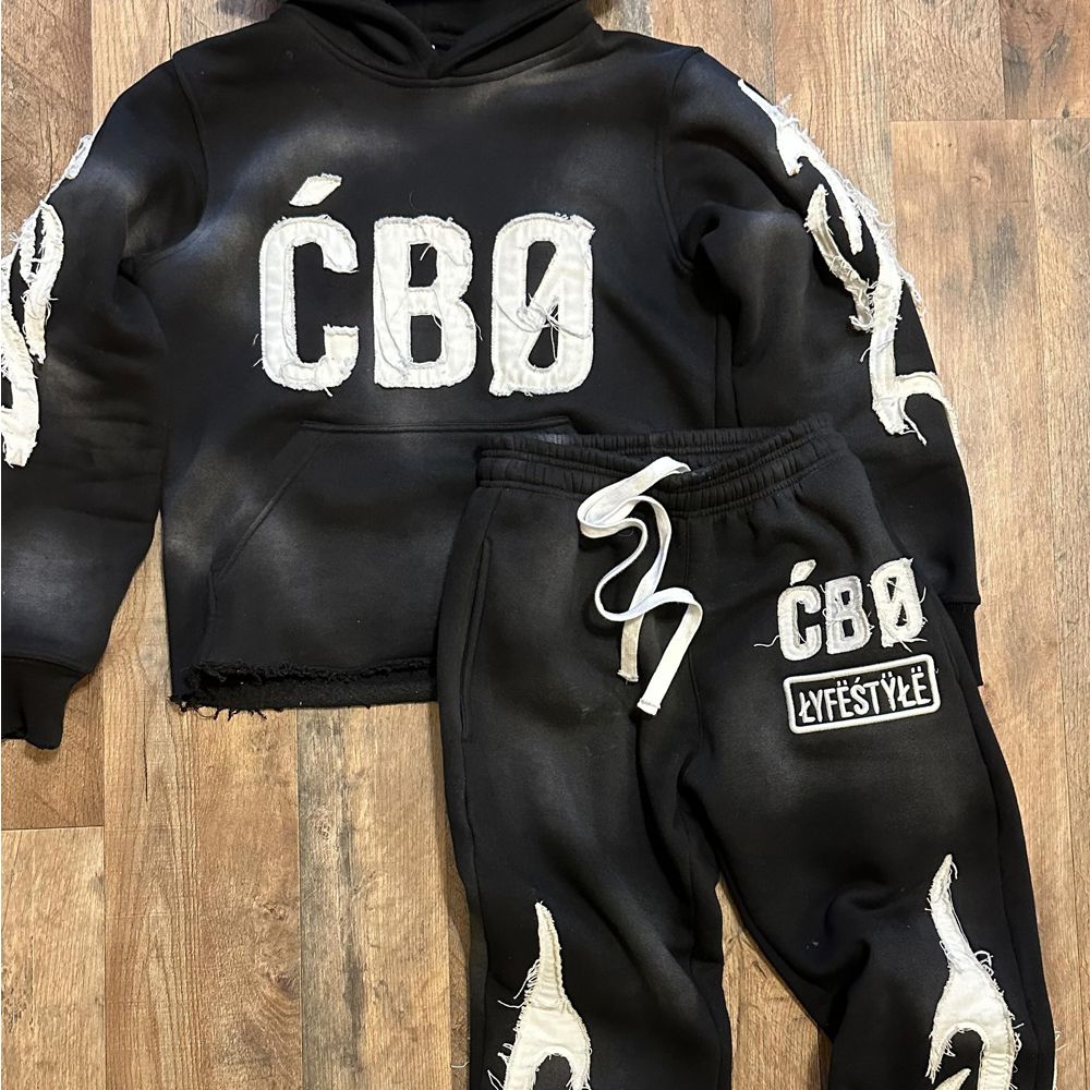 Lifestyle Quote Distressed Hoodie
