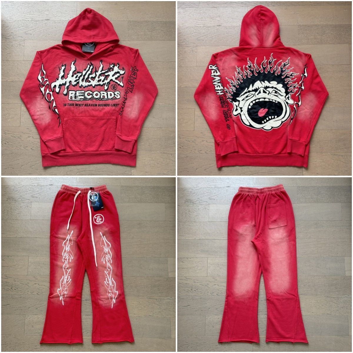 Edgy Aesthetic Hoodie and Sweatpants Set