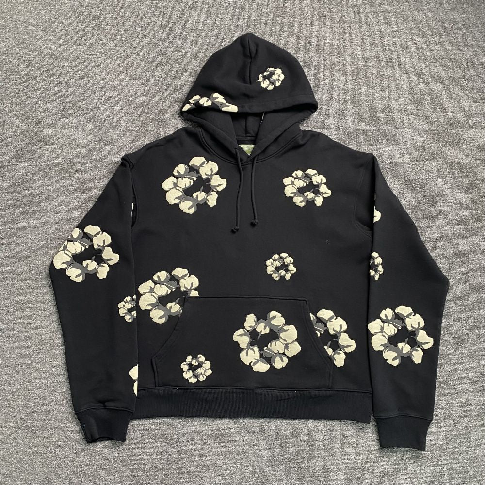 Denim Tears Hoodie, Kaktus Pflanzen Flohmarkt, Pullover Hoodie, Weißer Baumwollkranz Sweatshirt für Männer/Frauen