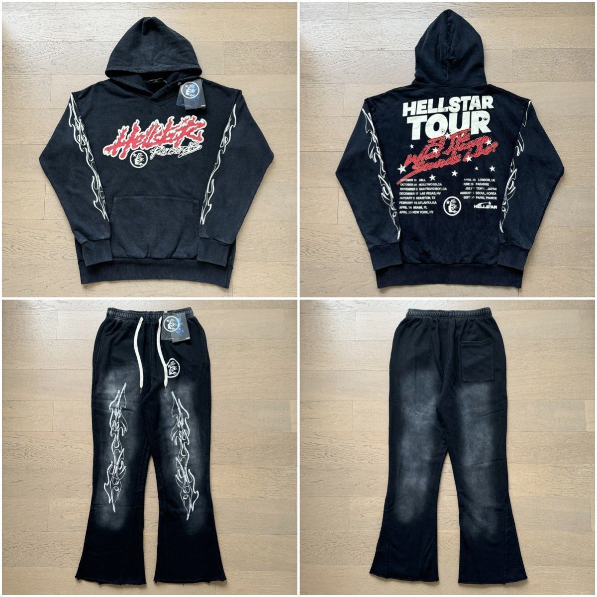 Edgy Aesthetic Hoodie and Sweatpants Set