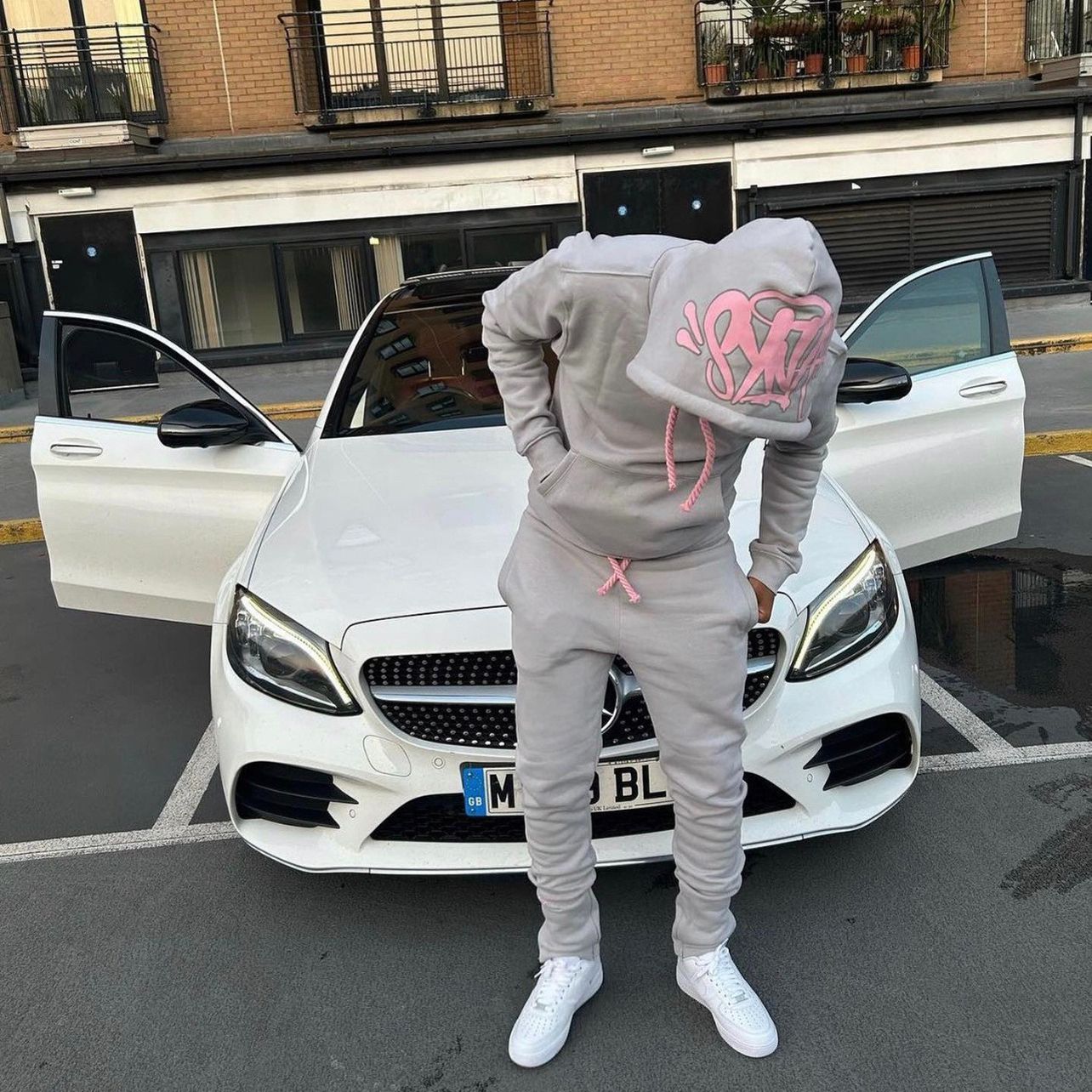 Syn Streetwear Quote Distressed Tracksuit