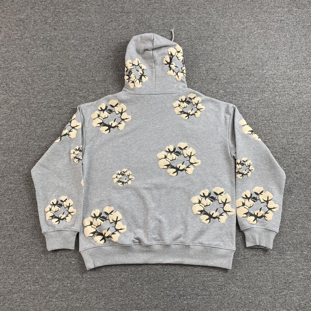 Denim Tears Hoodie, Kaktus Pflanzen Flohmarkt, Pullover Hoodie, Weißer Baumwollkranz Sweatshirt für Männer/Frauen