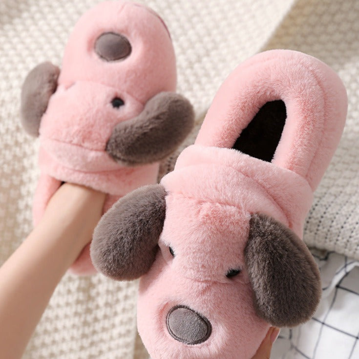 Cute Ears Puppy Fluffy House Slipper