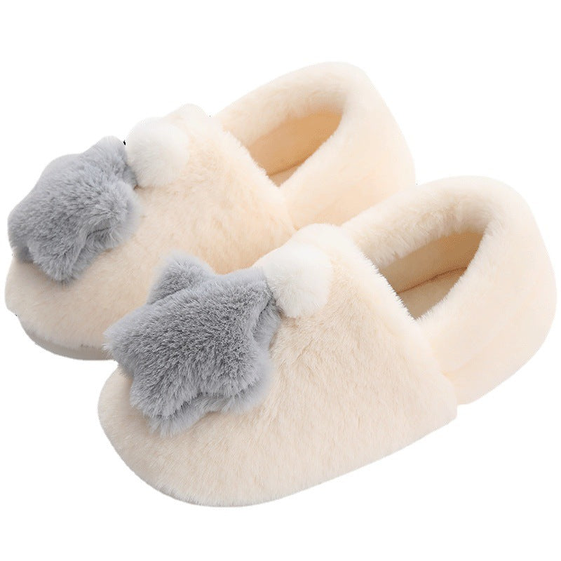 The Twinkle Stars Fluffy House Slippers