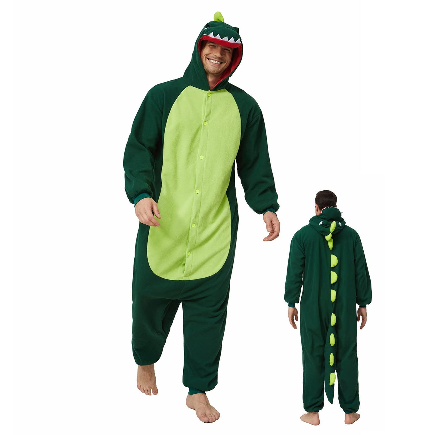 Green Yellow Dinosaur Onesie