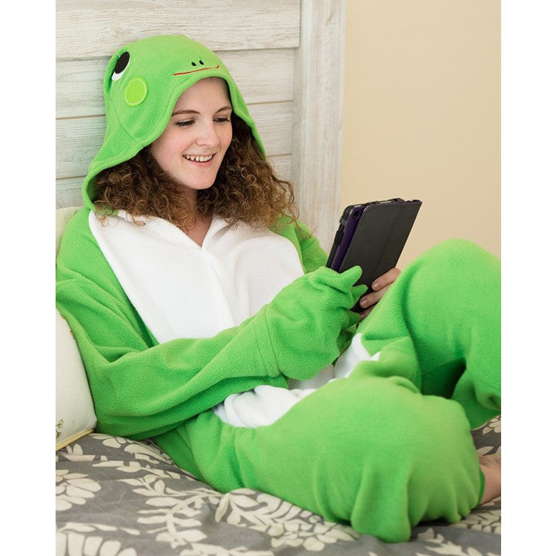 Girl Green Animal Frog Onesie