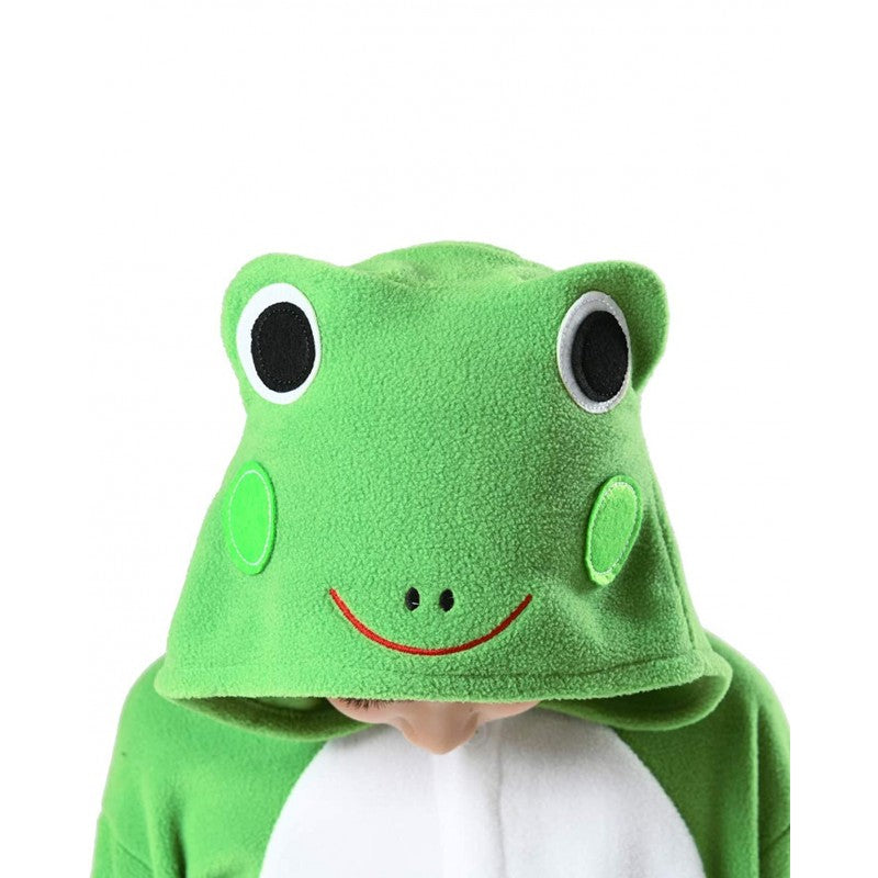 Head - Green Animal Frog Onesie