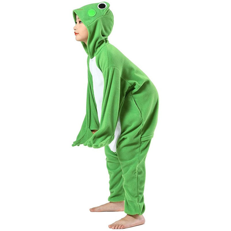 Kids - Green Animal Frog Onesie