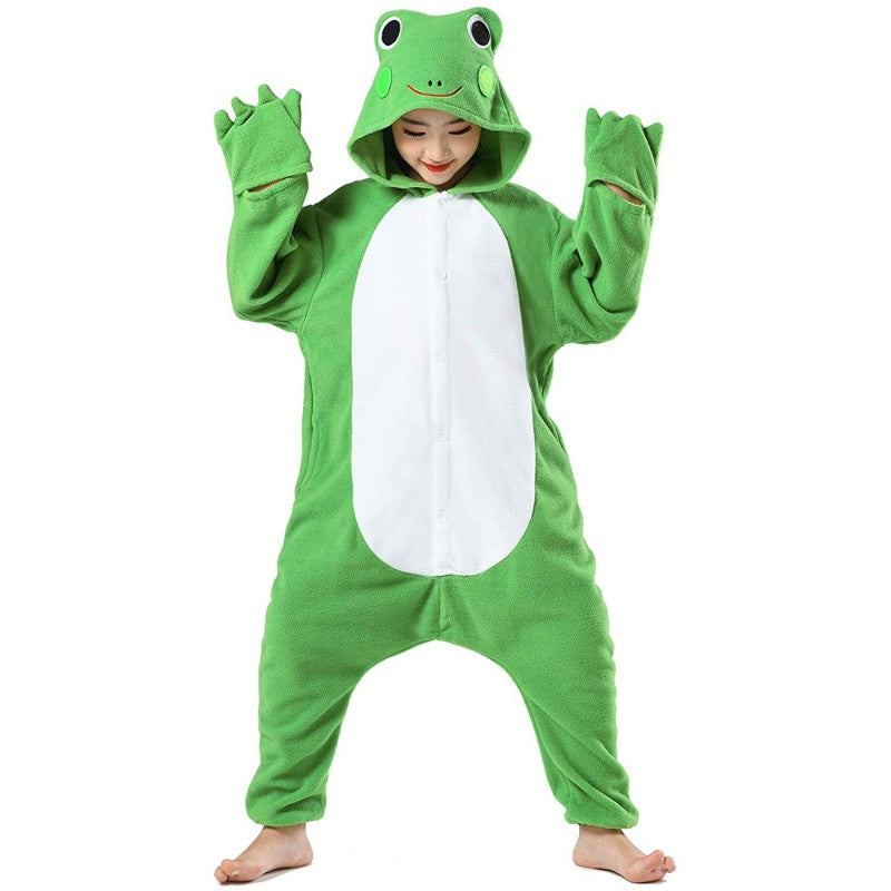 Kids - Green Animal Frog Onesie