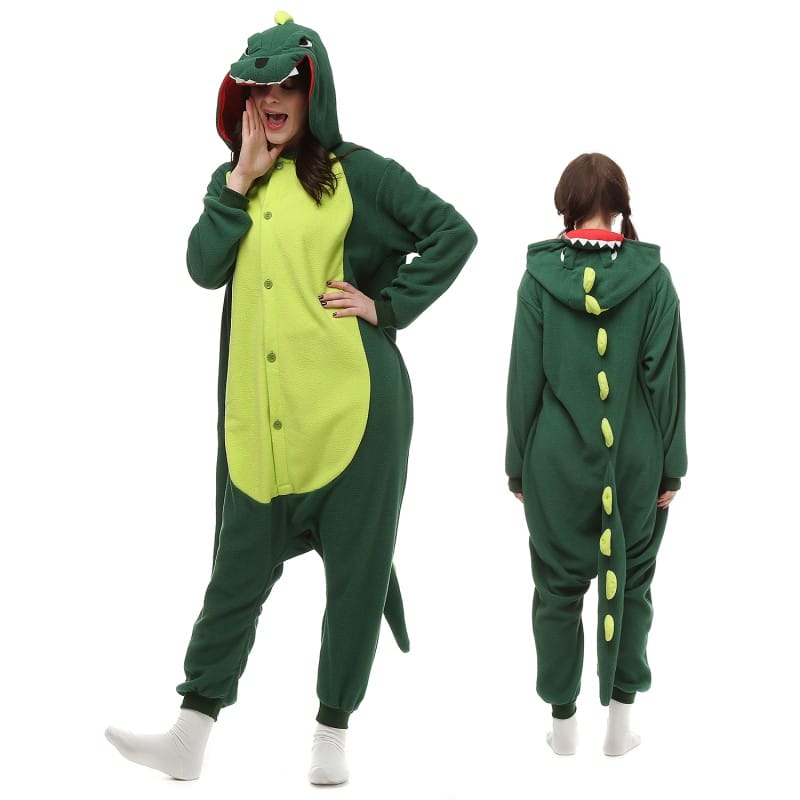 Green Yellow Dinosaur Onesie