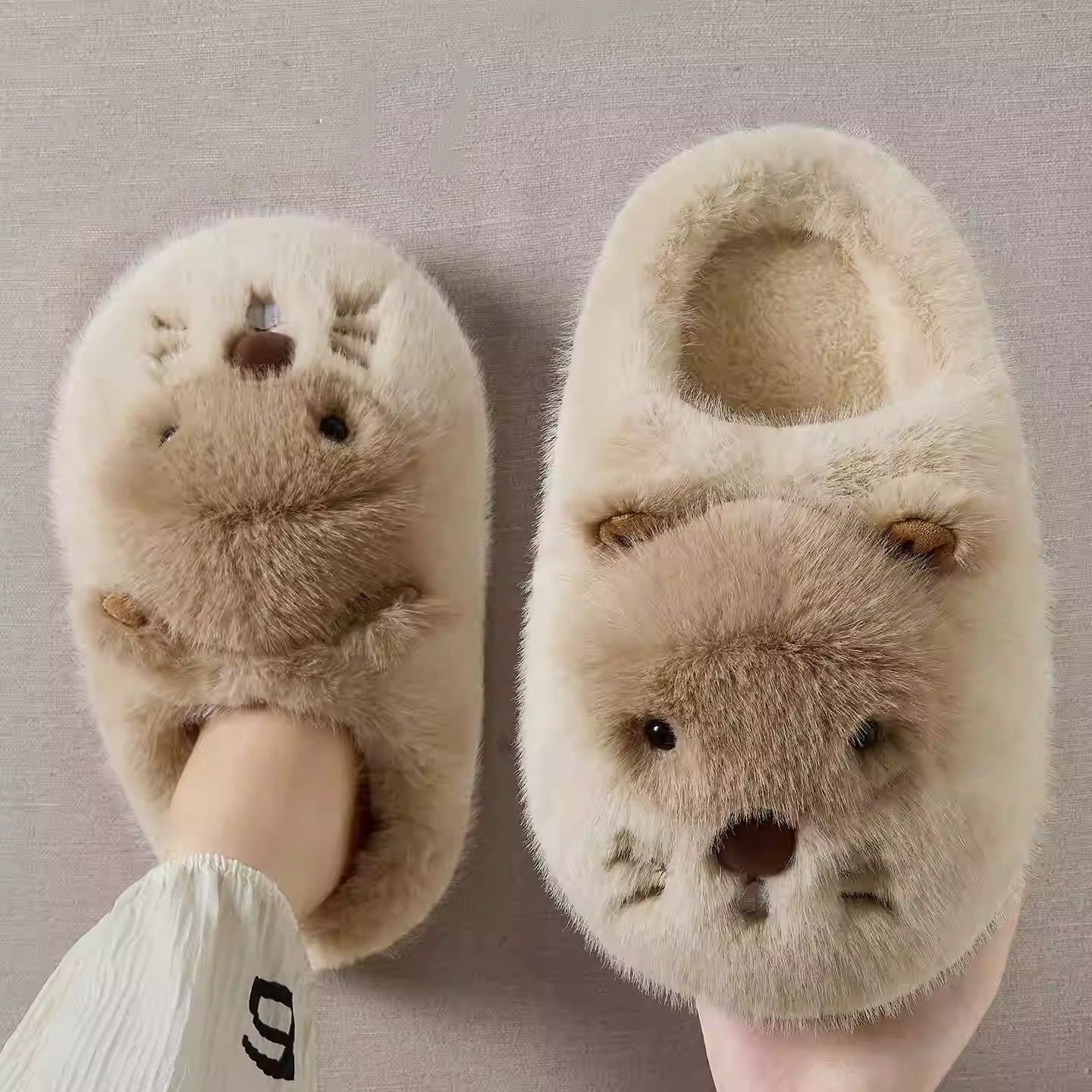 Groundhog Cute Animal House Slipper