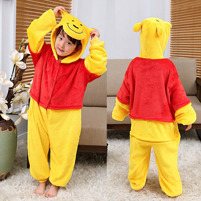 Winnie the Pooh Onesie, Cartoon Disney, Kostüm Jumpsuit Pyjama