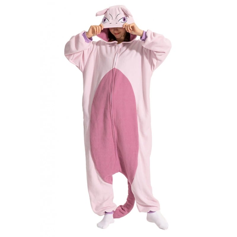 Mewtwo Pokemon Onesie Species Costume Jumpsuit Pajama