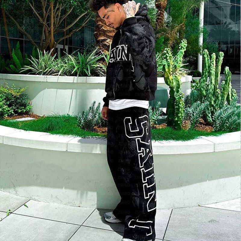 Saint Eden Sky Zip Up Hoodie
