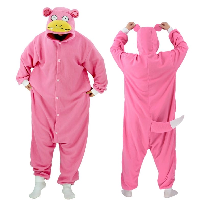 Slowpoke Pokemon Onesie Species Costume Jumpsuit Pajama