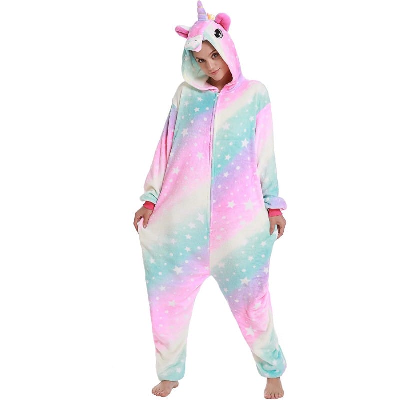 Pink Tie Dye Galaxy Unicorn Onesie