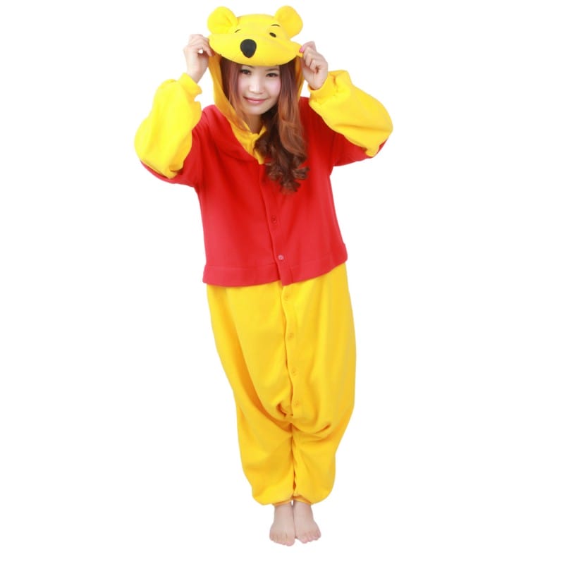 Winnie the Pooh Onesie, Cartoon Disney, Kostüm Jumpsuit Pyjama