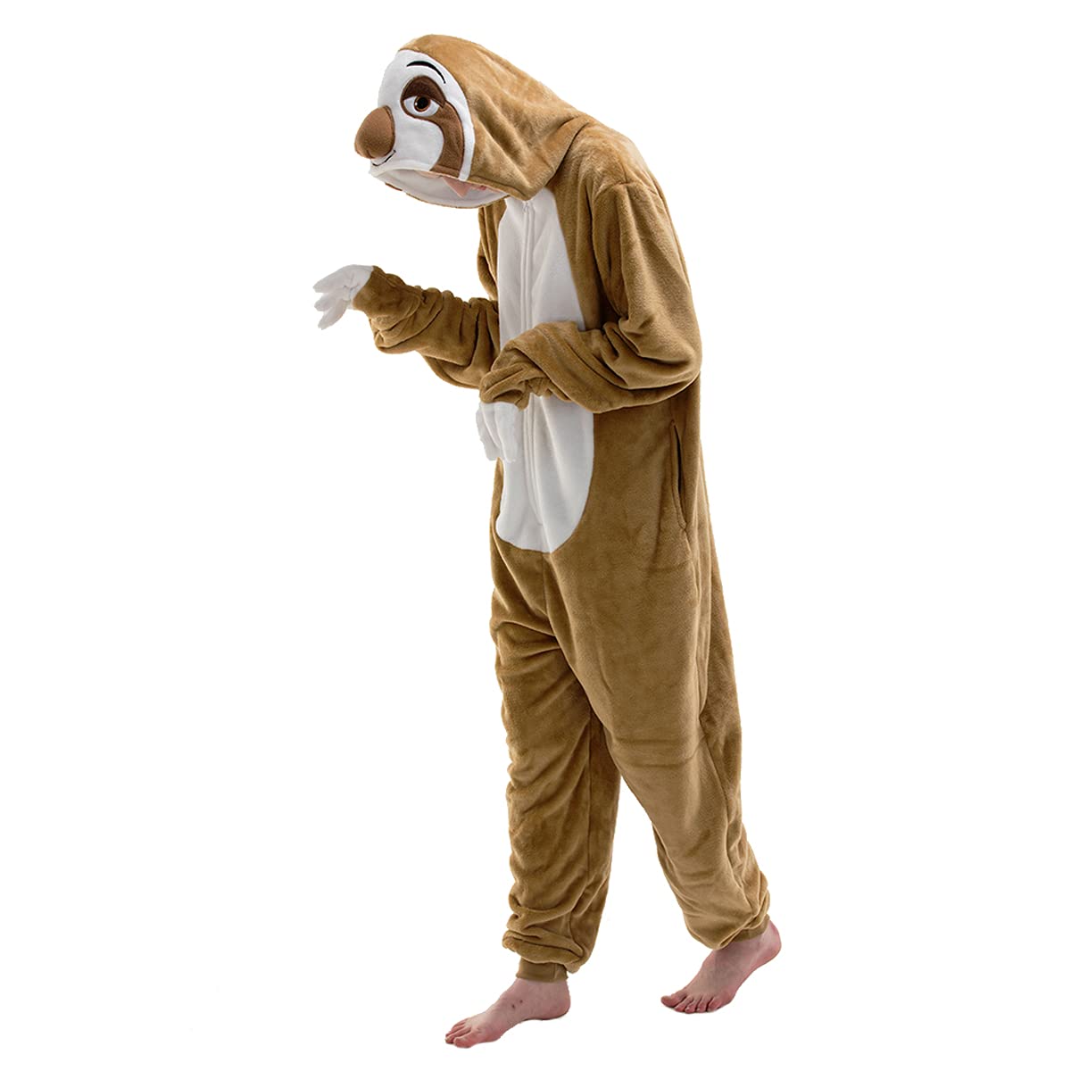 Yellow Animal Sloth Onesie