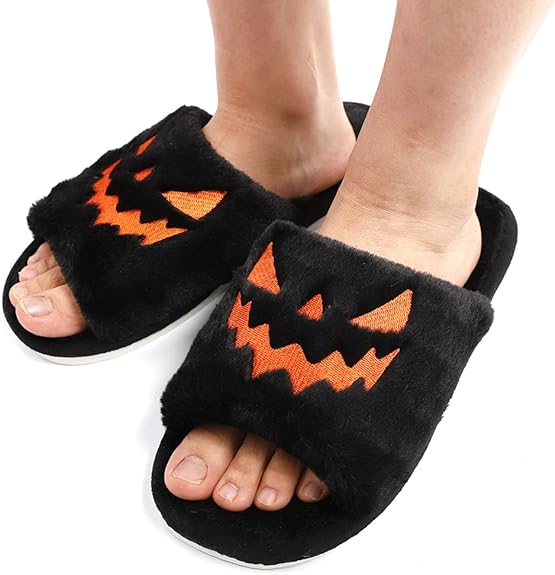 Halloween Spooky House Slipper