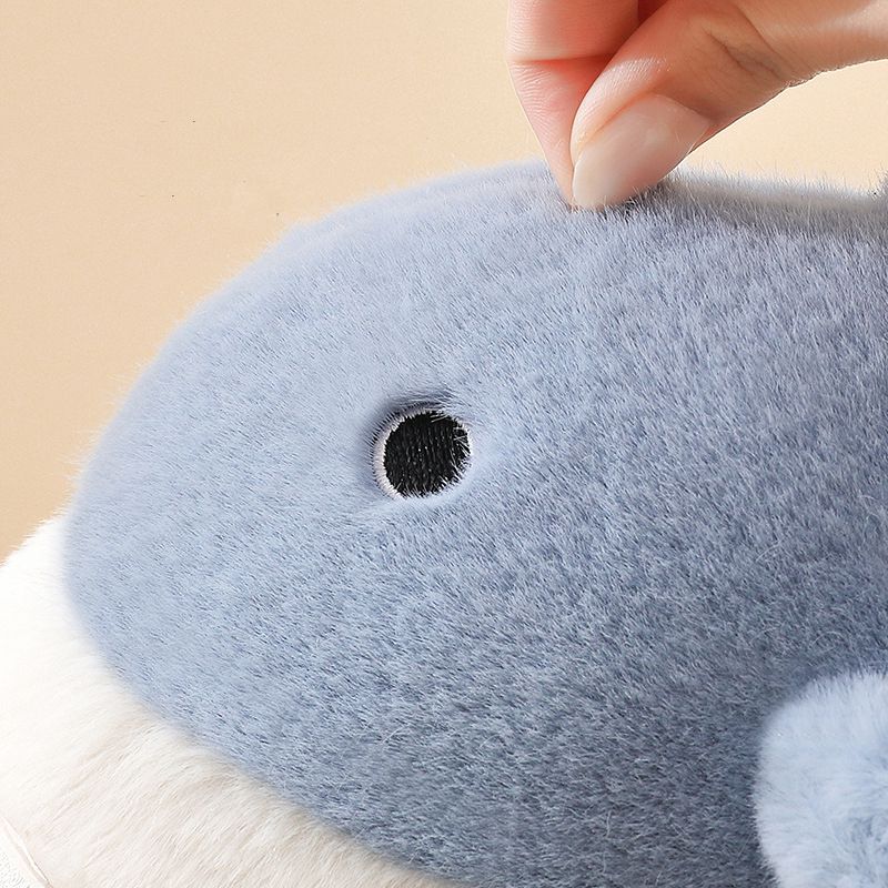 Cute Shark Fluffy House Slippers