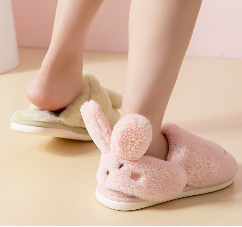 Bunny Ear Fluffy House Slipper