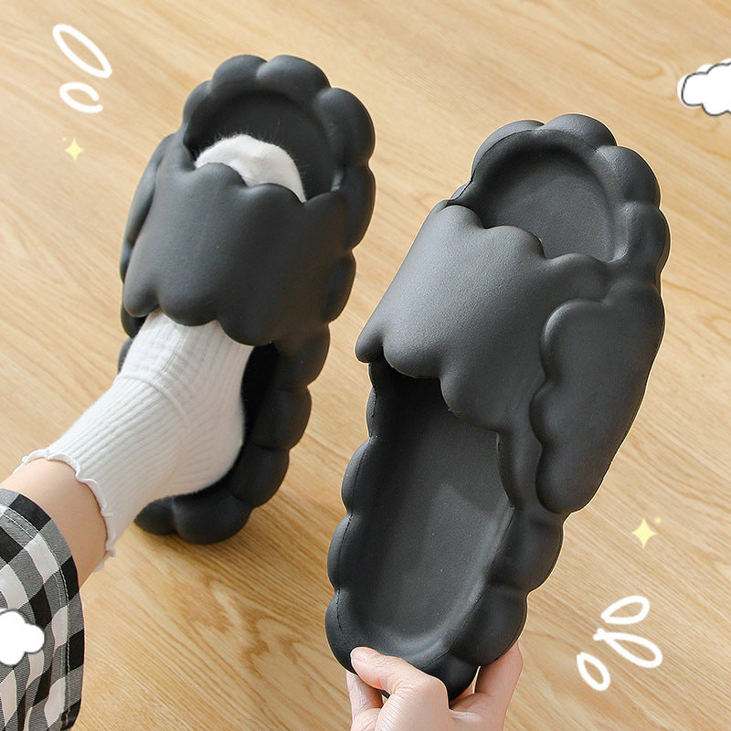 Comfy Soft Smiley Cartoon Cloud Slides