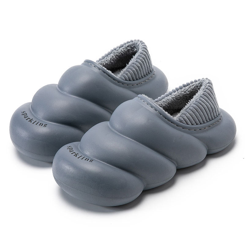 Blue - Clouds House Slippers