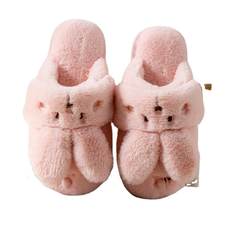 Bunny Ear Fluffy House Slipper