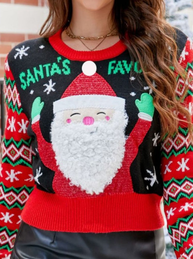 Santa Favor Ugly Christmas Sweater