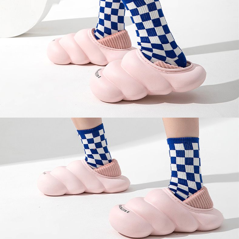 Two Way Wear - Cloud Fuzzy House Slippers