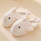 Cute Shark Fluffy House Slippers